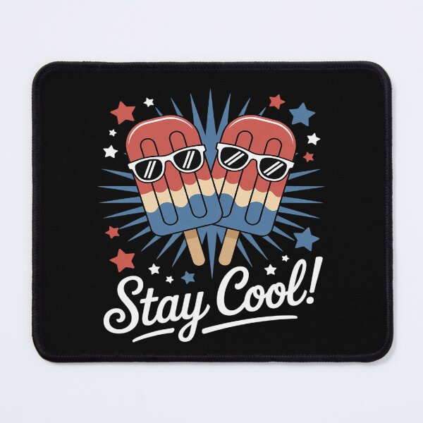 Item preview, Stay Cool Popsicle for Boys Men 4th July American Flag USA designed and sold by genkihikki.