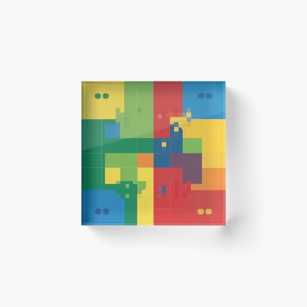 Item preview, Multi-color Ludo-inspired pattern designed and sold by ShaDeS-AI-Art.