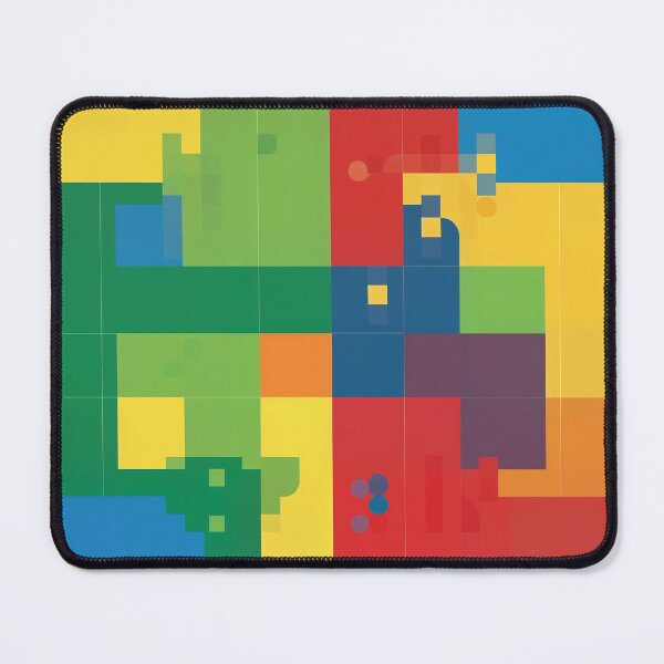 Item preview, Multi-color Ludo-inspired pattern designed and sold by ShaDeS-AI-Art.