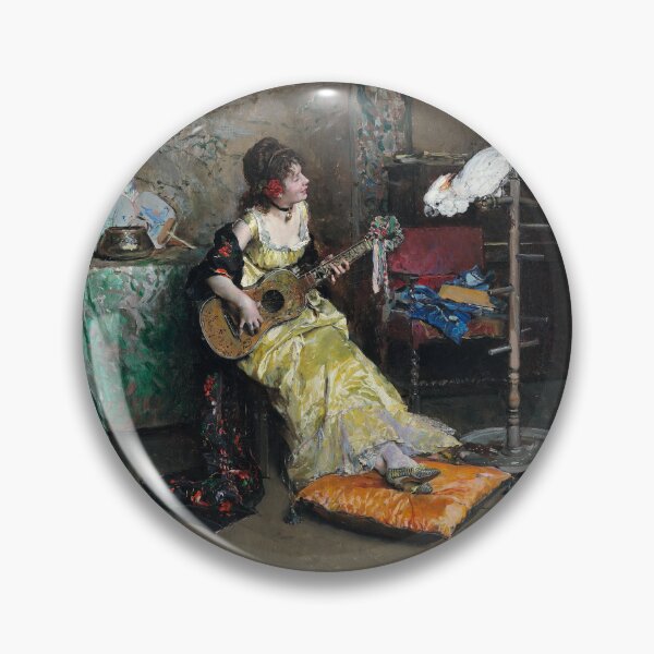 Item preview, Raimundo de Madrazo y Garreta: Woman with a Parrot designed and sold by Tridentulus.