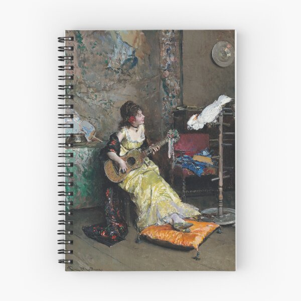 Item preview, Raimundo de Madrazo y Garreta: Woman with a Parrot designed and sold by Tridentulus.