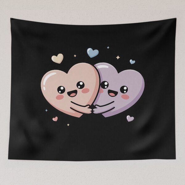 Item preview, Adorable Smiling Heart Illustration designed and sold by BernoNickel.