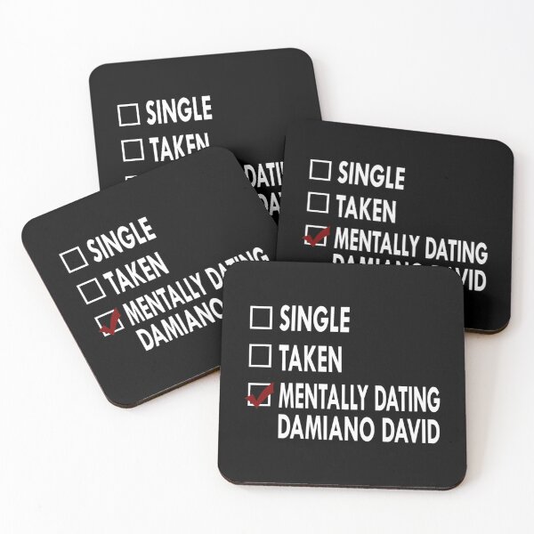 Item preview, Damiano David Mentally Dating Checklist - Funny Fan Relationship Status designed and sold by JayliIvan.