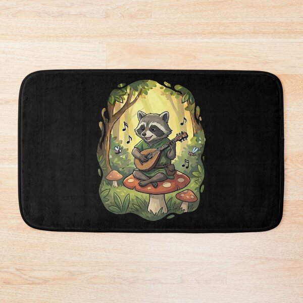 Item preview, Fantasy Raccoon Bard Woodland Serenade designed and sold by k3rstman1.