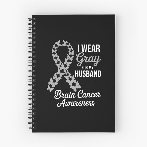 Item preview, I wear Gray for my Husband - Brain Cancer Awareness designed and sold by EllenJast.