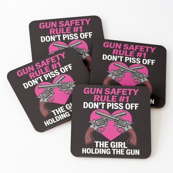 Item preview, Gun Safety Rule Don't Piss Of The Girl Holding The Gun designed and sold by lavethediso.