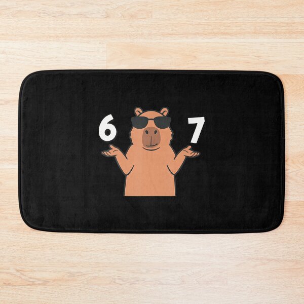 Item preview, 67 Meme Capybara 6 7 Hand Gesture designed and sold by endabettyau.