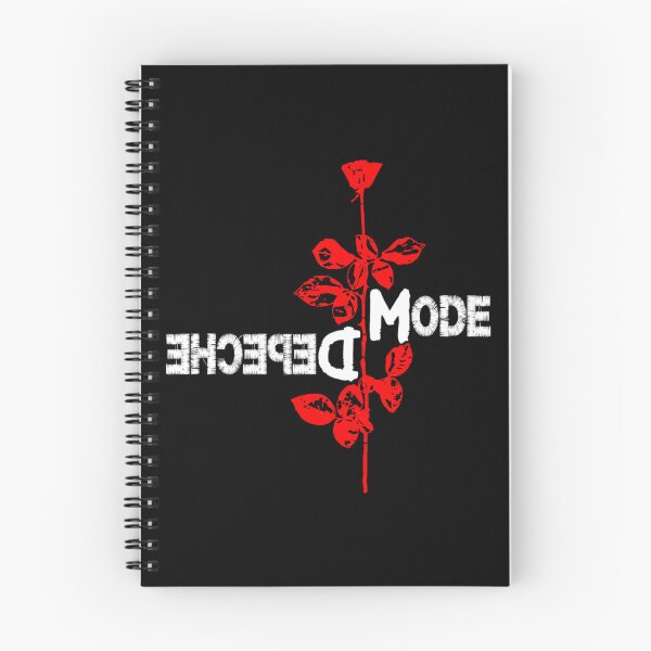 Item preview, Depeche Mode Mirrored Typography Red Rose - Abstract Synth Pop Art designed and sold by JayliIvan.