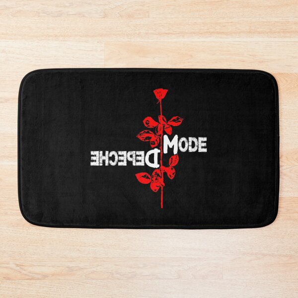 Item preview, Depeche Mode Mirrored Typography Red Rose - Abstract Synth Pop Art designed and sold by JayliIvan.