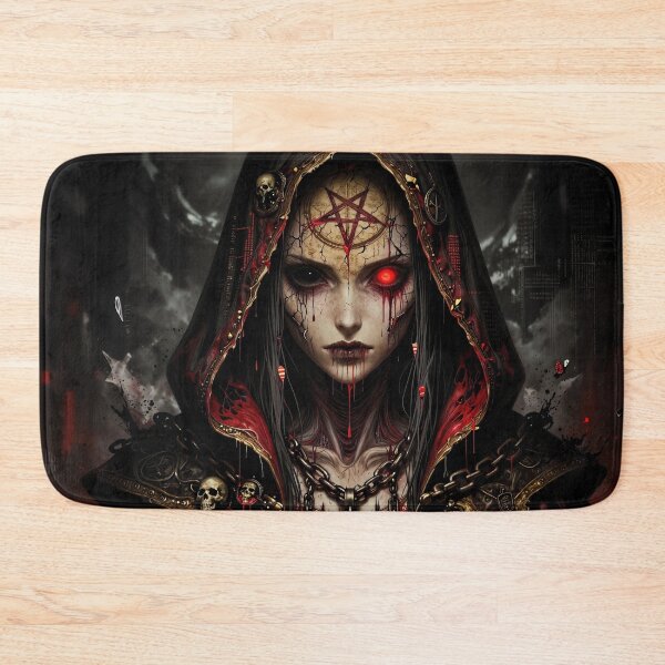Item preview, Dark Oracle Cloaked in Skulls and Fire designed and sold by Insomnia Art Designs.