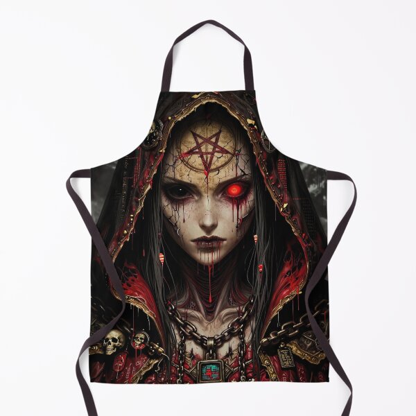 Item preview, Dark Oracle Cloaked in Skulls and Fire designed and sold by Insomnia Art Designs.