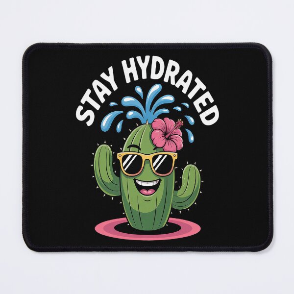 Item preview, Stay Hydrated Funny Kawaii Cactus Water Reminder Cute Plant designed and sold by genkihikki.