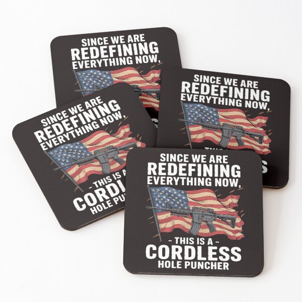 Item preview, Gun Lover Cordless Hole Puncher American Flag designed and sold by lavethediso.