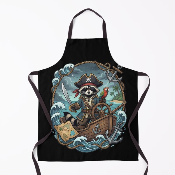 Item preview, Raccoon Pirate Captain Sea Adventure designed and sold by k3rstman1.