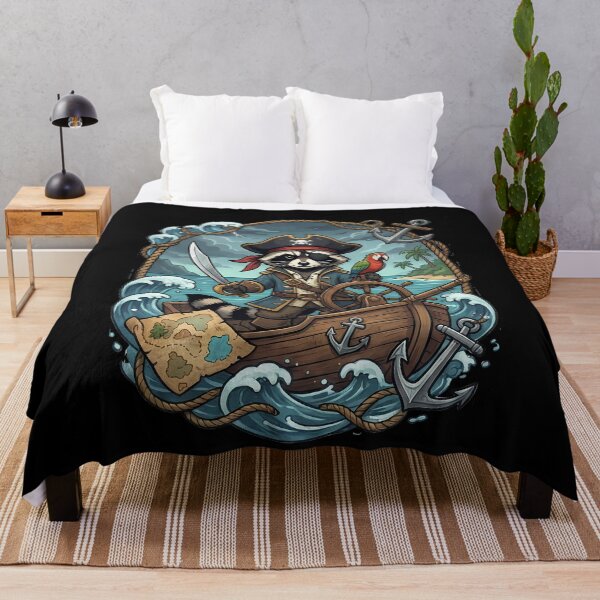 Item preview, Raccoon Pirate Captain Sea Adventure designed and sold by k3rstman1.