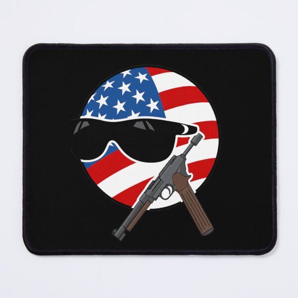 Item preview, Muricaball (USAball) With Gun - Polandball_s Countryballs designed and sold by Georain.