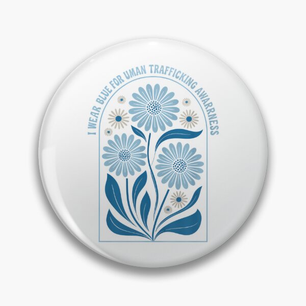 Item preview, I Wear Blue for Human Trafficking Awareness designed and sold by EllenJast.