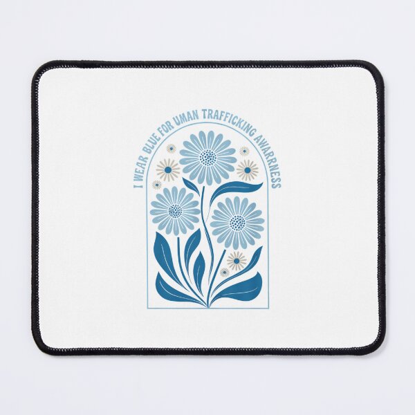 Item preview, I Wear Blue for Human Trafficking Awareness designed and sold by EllenJast.