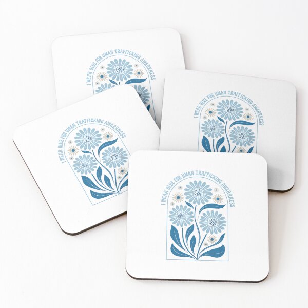Item preview, I Wear Blue for Human Trafficking Awareness designed and sold by EllenJast.