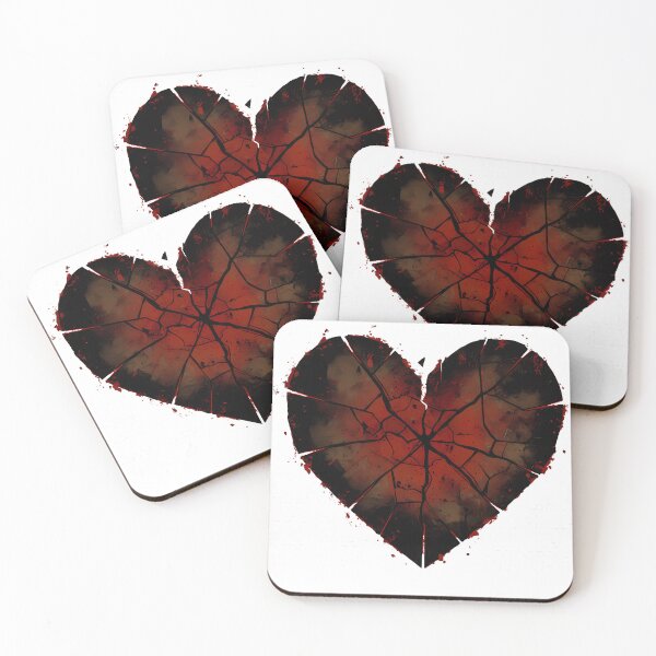 Item preview, Dark Grunge Heart Anti Valentine Design designed and sold by BernoNickel.