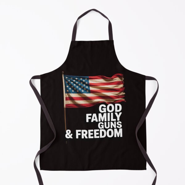 Item preview, GOD FAMILY GUNS & FREEDOM - Pro Gun USA Flag designed and sold by lavethediso.