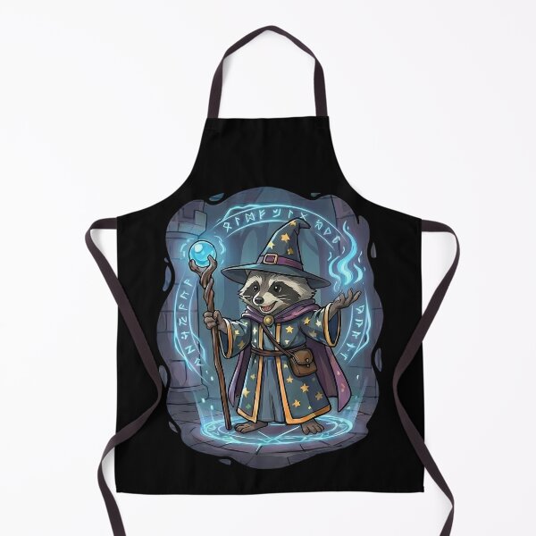 Item preview, Cute Raccoon Wizard Magic Fantasy Spellcaster designed and sold by k3rstman1.