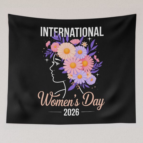 Item preview, International Women's Day 2026 Floral 8 March designed and sold by EllenJast.
