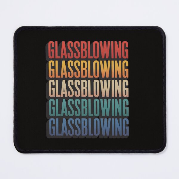 Item preview, Glassblowing text glassworking - glass blower gift designed and sold by czechascheledu.