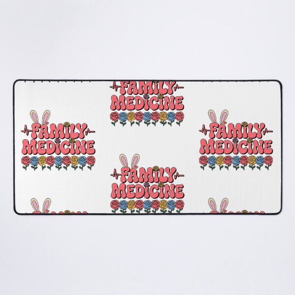 Item preview, Family Medicine Bunny Floral Design – Cute Doctor Aesthetic Art designed and sold by ClinicalHubs.