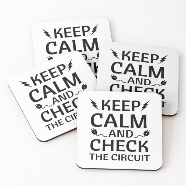 Item preview, Keep Calm and Check the Circuit – Funny Electrician Quote  designed and sold by chetan786.