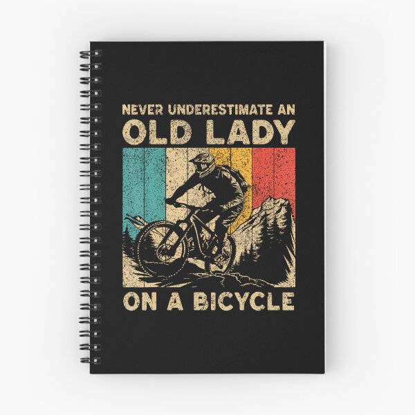 Item preview, Never Underestimate An Old Lady Bicycle Riding Cyclist Women designed and sold by kallerqptart.