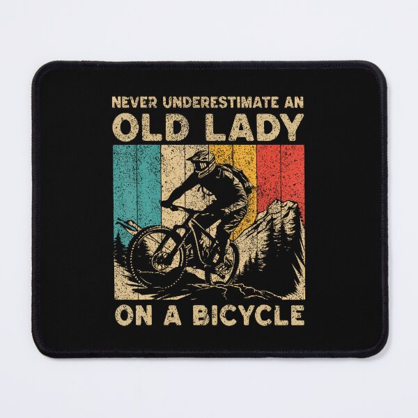 Item preview, Never Underestimate An Old Lady Bicycle Riding Cyclist Women designed and sold by kallerqptart.