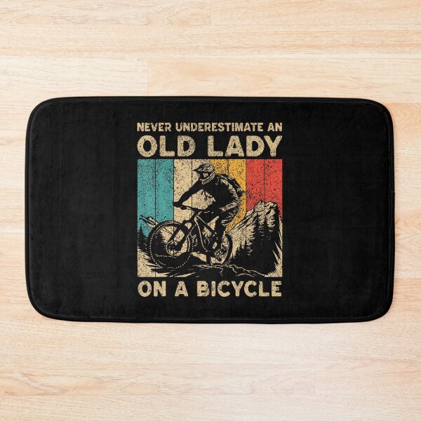 Item preview, Never Underestimate An Old Lady Bicycle Riding Cyclist Women designed and sold by kallerqptart.