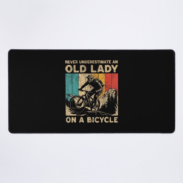 Item preview, Never Underestimate An Old Lady Bicycle Riding Cyclist Women designed and sold by kallerqptart.