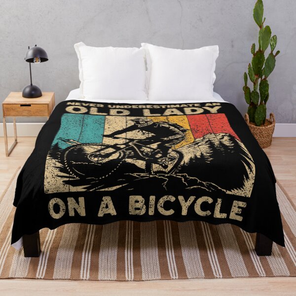 Item preview, Never Underestimate An Old Lady Bicycle Riding Cyclist Women designed and sold by kallerqptart.