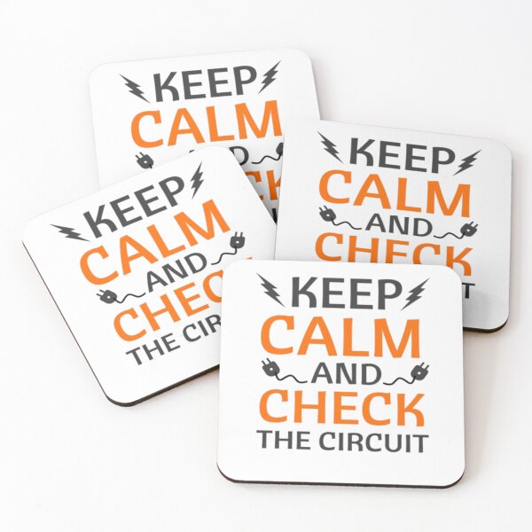 Item preview,  Keep Calm and Check the Circuit – Funny Electrician Quote  designed and sold by chetan786.