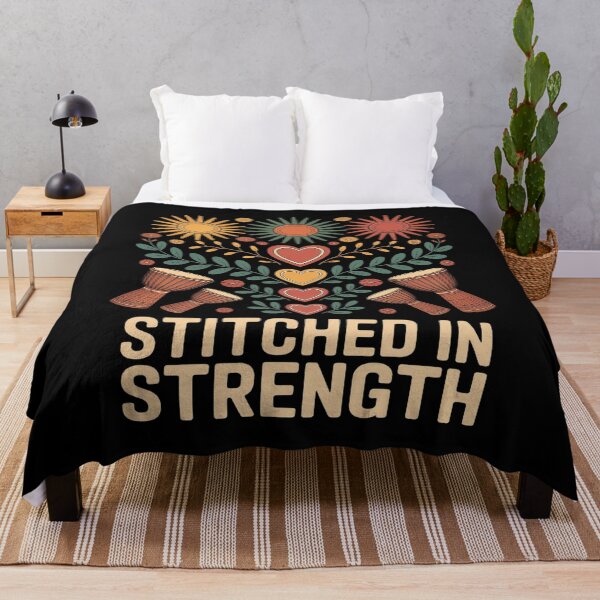 Item preview, Stitched in Strength African American Quilt Juneteenth designed and sold by ProudForFunny.