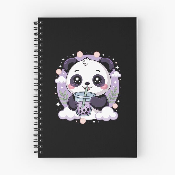 Item preview, Kawaii Panda Anime Boba Drink Bubble Tea  designed and sold by EllenJast.