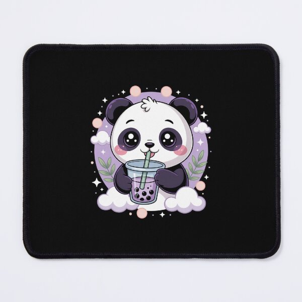 Item preview, Kawaii Panda Anime Boba Drink Bubble Tea  designed and sold by EllenJast.