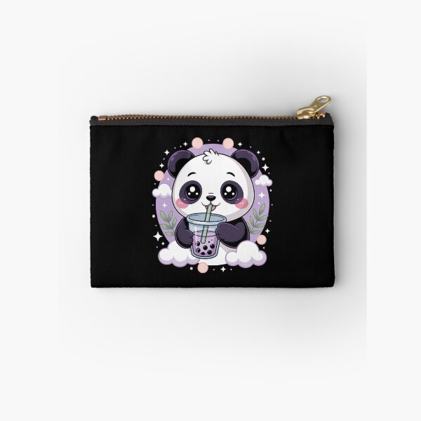 Item preview, Kawaii Panda Anime Boba Drink Bubble Tea  designed and sold by EllenJast.