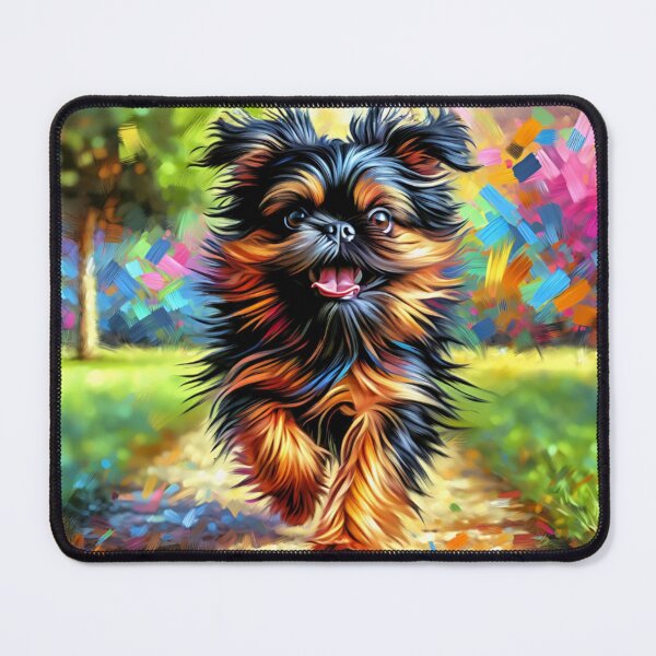 Item preview, Brussels Griffon Dog Portrait Acrylic Art Print Pet Portrait Gift for Bruss Lovers designed and sold by Puppy Puzzles Plus.