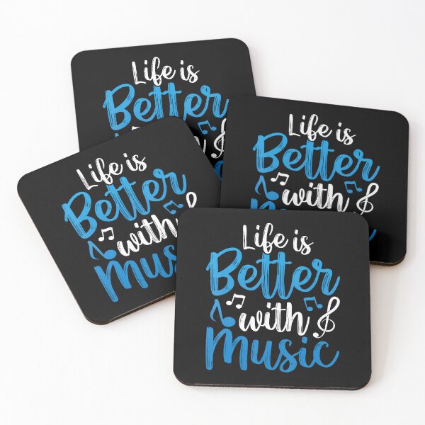 Item preview, Life Is Better With Music Musician Women n Girls Notes designed and sold by caiknelinex.