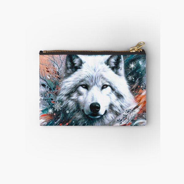 Item preview, Polar Wolf Splatter Paint Inspired Textured Style Art designed and sold by DEC02.