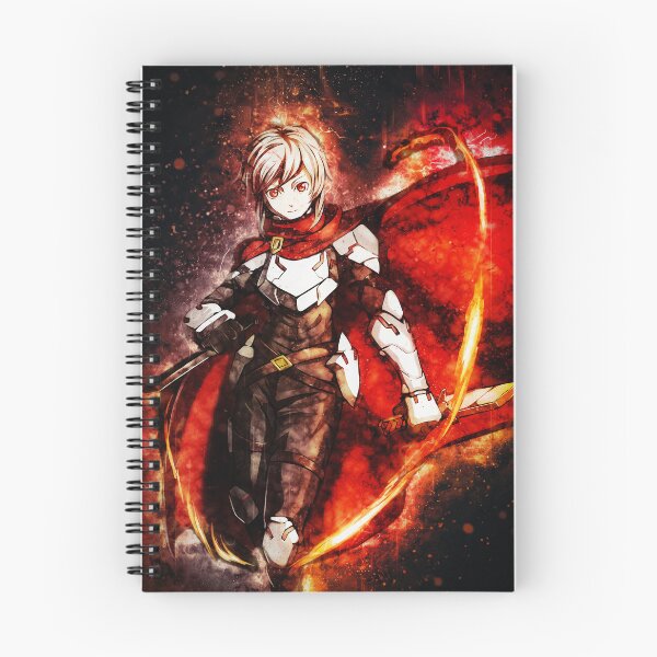 Item preview, Bell Cranel DanMachi Anime Hero Fantasy Adventure Fire Energy designed and sold by mildaclairmo.