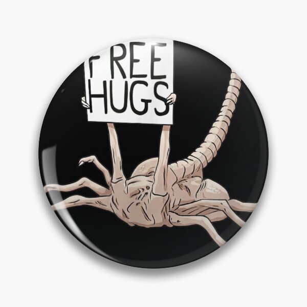 Item preview, Free Hugs Funny Alien Creature Illustration Cute Weird Humor designed and sold by LittleNhutton.