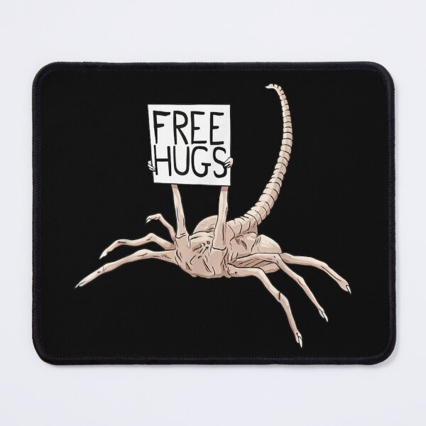 Item preview, Free Hugs Funny Alien Creature Illustration Cute Weird Humor designed and sold by LittleNhutton.