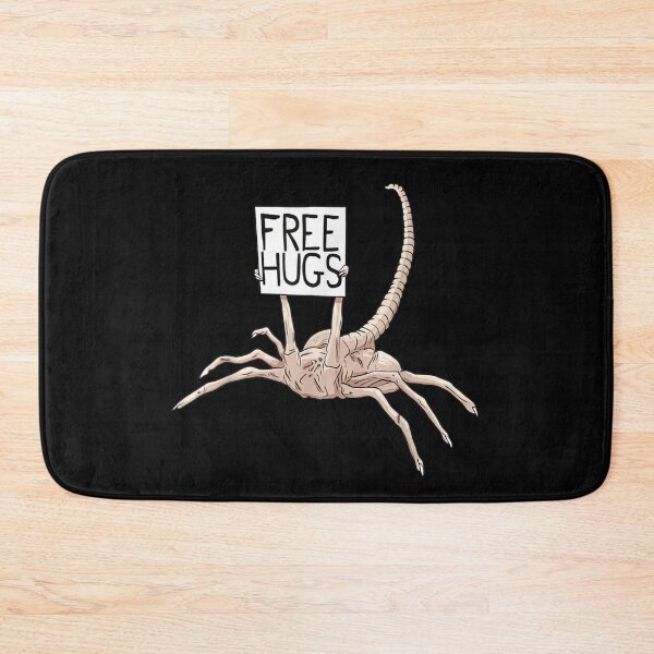 Item preview, Free Hugs Funny Alien Creature Illustration Cute Weird Humor designed and sold by LittleNhutton.