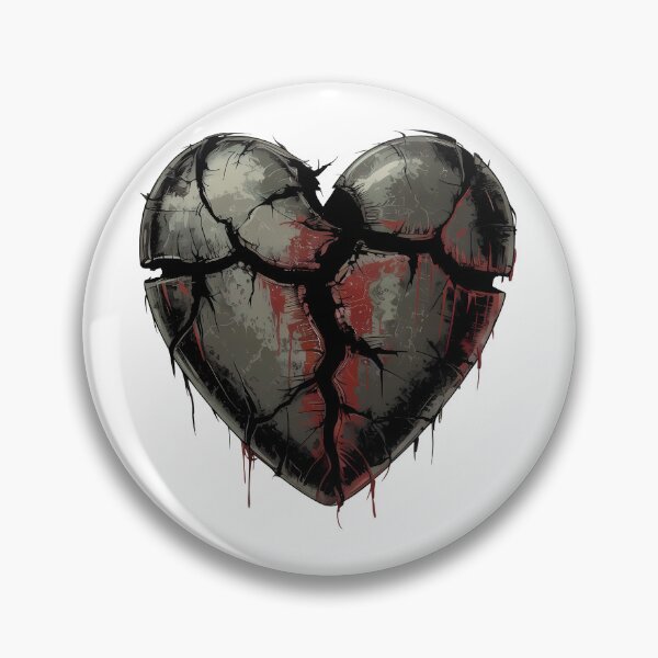 Artikelvorschau, Gothic Broken Heart Love Hurts Art entworfen und verkauft von BernoNickel.