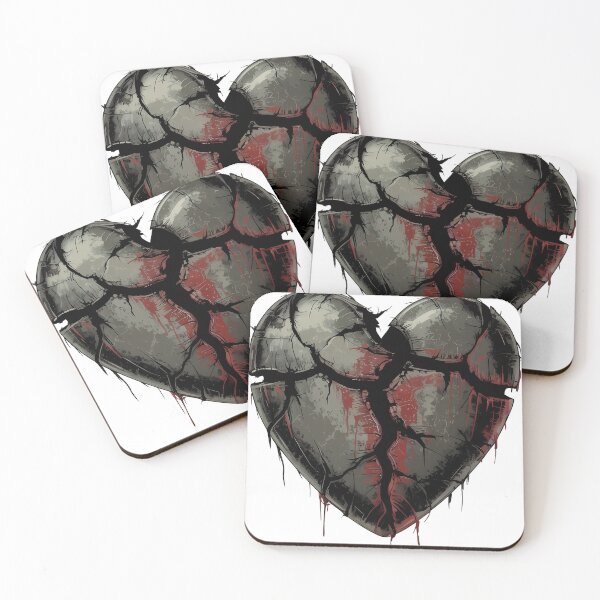 Item preview, Gothic Broken Heart Love Hurts Art designed and sold by BernoNickel.