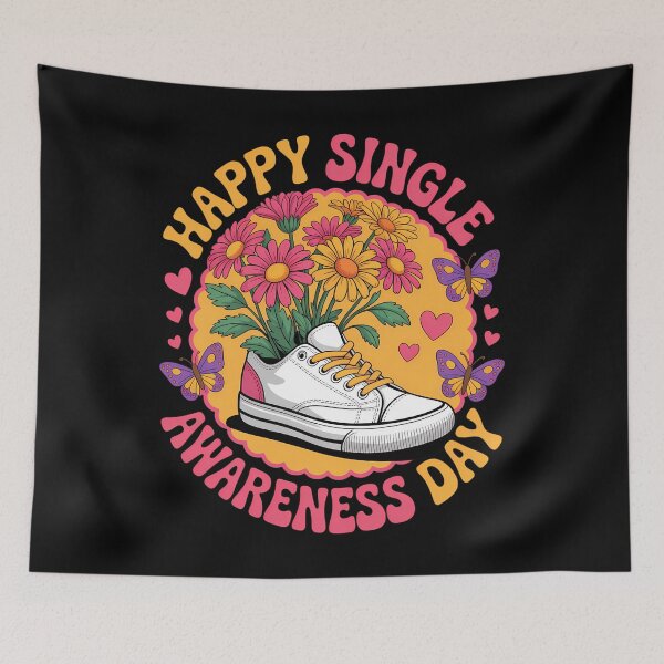 Item preview, Happy Single Awareness Day Funny Anti Valentine_s Day designed and sold by SyncSusscess.